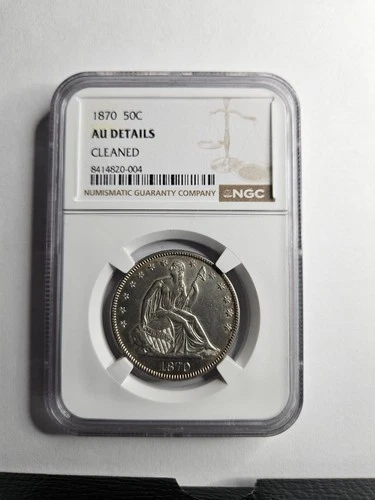1870-P Seated Liberty Half Dollar — photo from the most recent tracked eBay sale