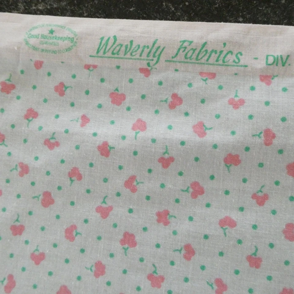 Waverly Fabric Schumacher Amy Bucks County Collection Blue Floral 2yds Quilting - Image 2 of 4