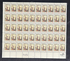 US 1470 Mint Sheet (MNH) Folklore Tom Sawyer 8-Cent 1972 P#33828 ZAYIX