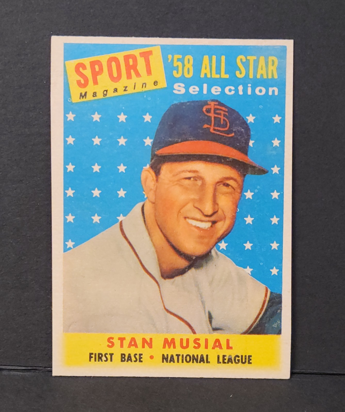 1958 Topps Set-Break #476 Stan Musial St. Louis Cardinals  HOF EX-EXMINT 