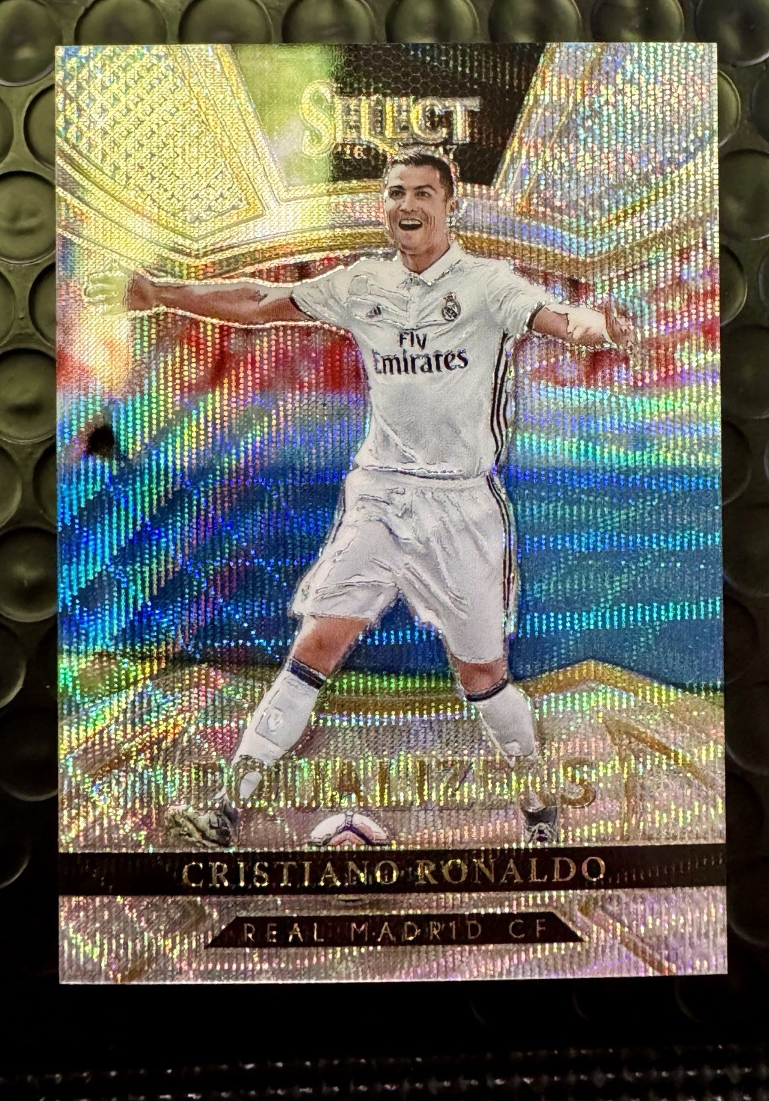 Cristiano Ronaldo 2016-17 Panini Select Soccer Equalizers Real Madrid CF
