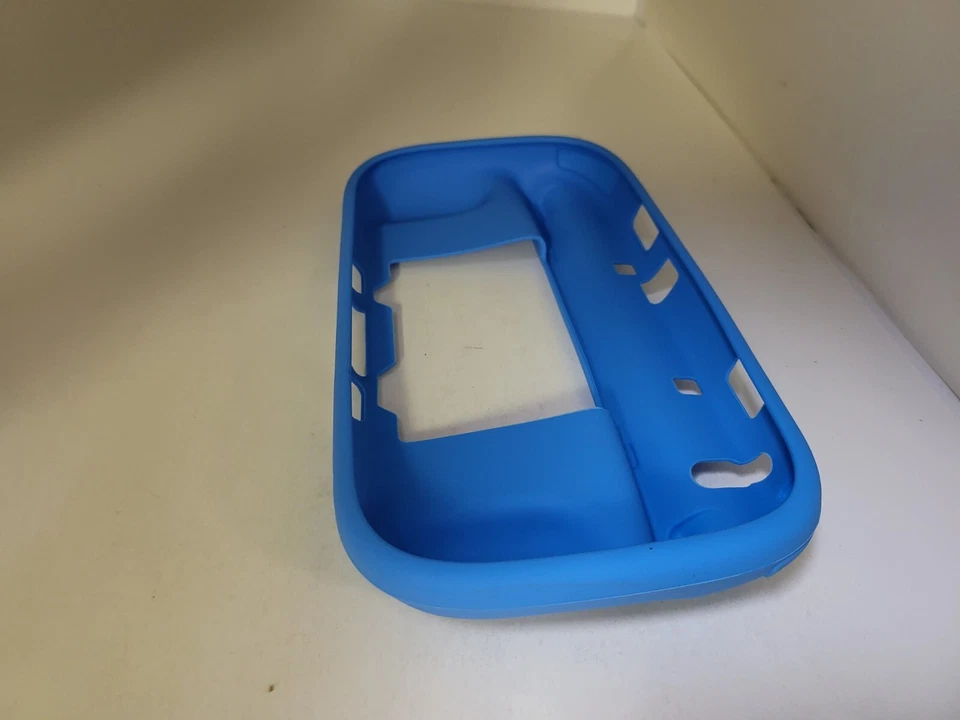 Blue Soft Comfort Grip Silicone Skin Protective case for Nintendo Wii U Gamepad - Image 2 of 4