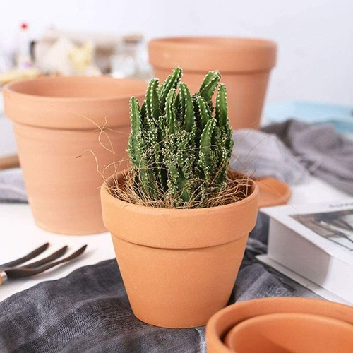 32x Mini Terra Cotta Terracotta Pots Flower Clay Planters Small 2" - Picture 5 of 7