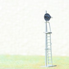 1 x HO scale searchlight interlocking signal block LED bi-colors 1 heads silver