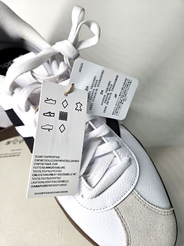 Adidas Hombres VL Court 3.0 Skateboarding Moda Zapatilla Baja Talla 11.5 Blanco ¡Nuevo! - Imagen 6 de 12