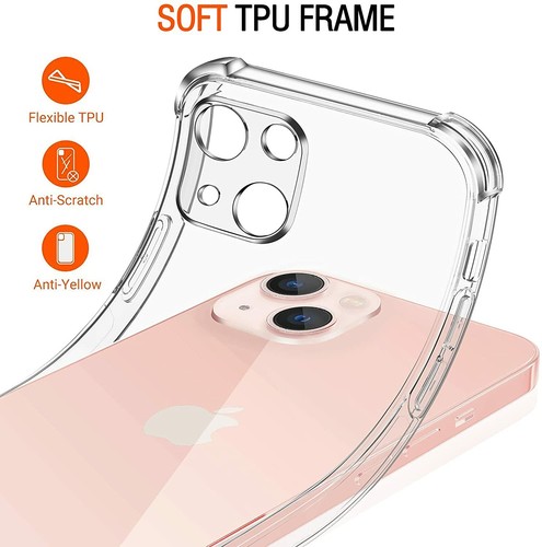 Funda Iphone X 11 12 13 14 15 16 Pro Max Transparente TPU Antigolpes Reforzada - Imagen 6 de 33