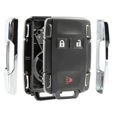 Key Fob Remote 3b Shell Case Replacement for GMC Chevrolet Chrome M3N-32337100