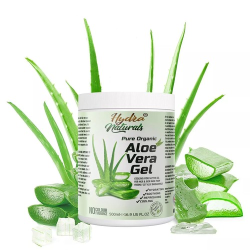 Hydra Naturals Hydro Active 99% Aloe Vera Gel Moisturiser For Dry Skin Hair 500m - Picture 11 of 11