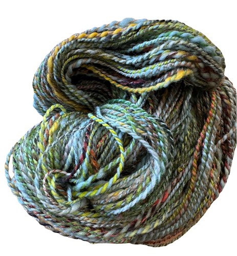 Handspun 2ply Dk weight yarn. Variety of luxury fibers. 13wpi 360yards - Picture 4 of 4