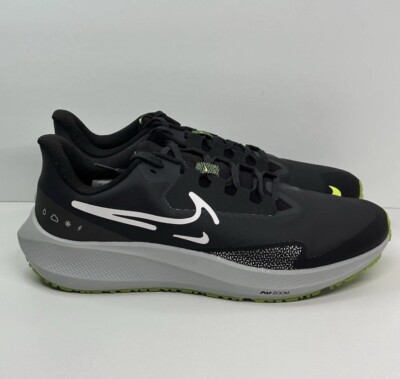 Nike AIR ZOOM PEGASUS SHIELD Black/Grey Running Men's Shoe Size 13 DO7625-002