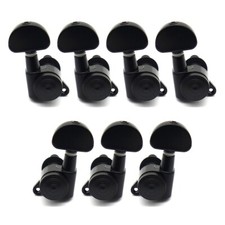 4R3L Black 7 Strings Electric Guitar Locking Tuning Pegs Tuners Machine Heads