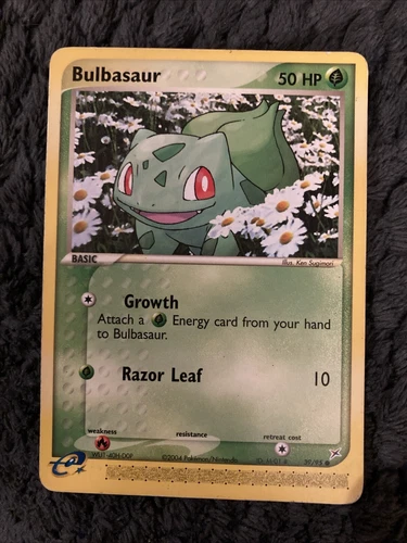 Bulbasaur 39/95 Regular EX TEAM MAGMA VS TEAM AQUA POKÉMON CARD 2004 Nintendo
