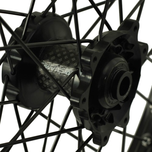 Buje de rueda delantera MXCHAMP CarbonMatrix-negro para Honda CRF250R 450R 450X 02-25 - Imagen 3 de 5