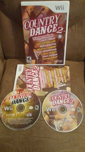 Country Dance 1 & 2 Nintendo Wii Game Set