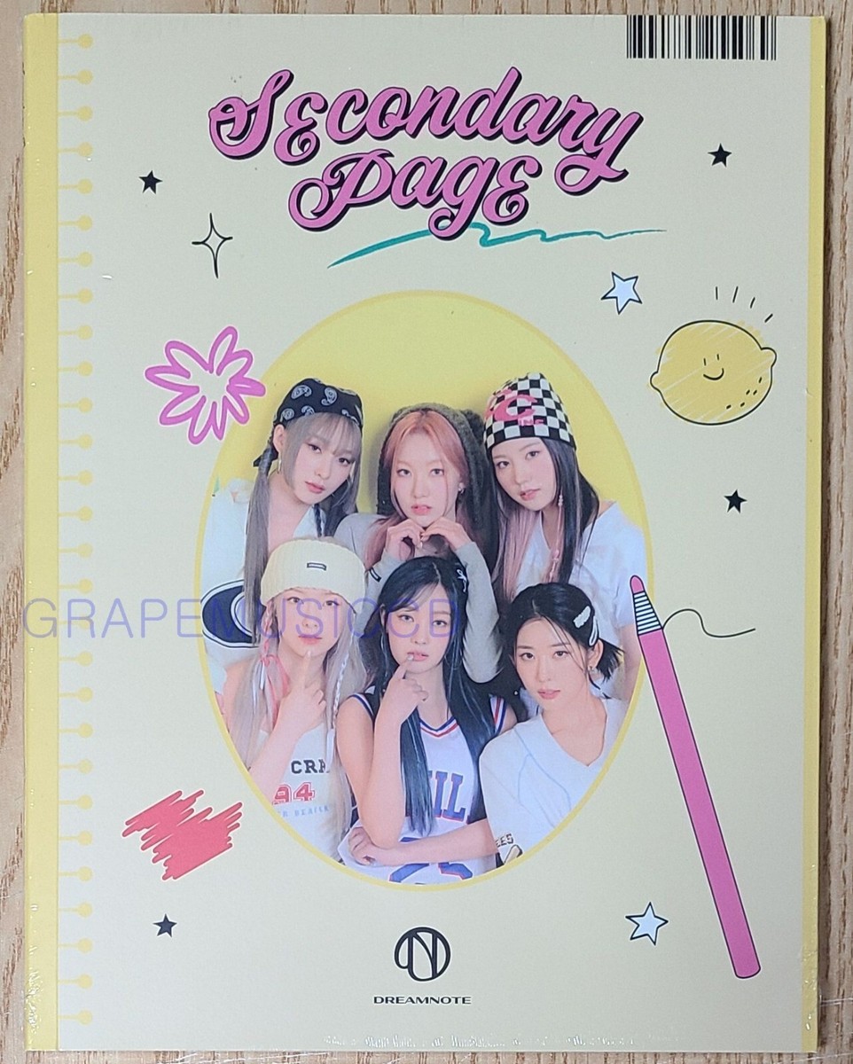 DREAMNOTE Secondary Page 5TH SINGLE K-POP CD + FOLDED POSTER