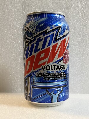 One (1) Full Can Mtn Dew VOLTAGE 12 oz HTF BB 12/24 PepsiCo NY Mountain Dew