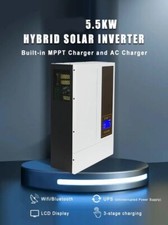  5.5kw hybrid inverter with built in Bluetooth app.UK supplier 5 year warranty 