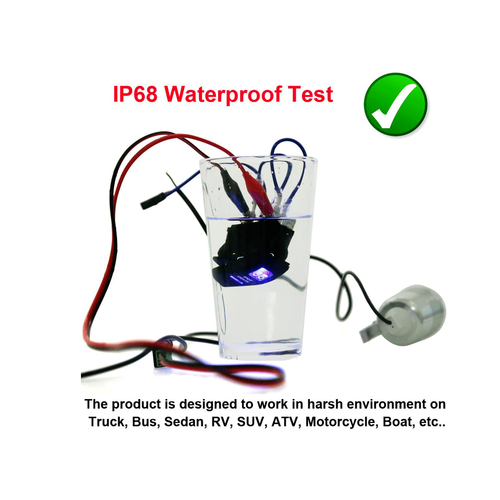 Spot Light 12V ARB Carling Rocker Waterproof Toggle Switch Blue LED Car Boat TC - Picture 4 of 9