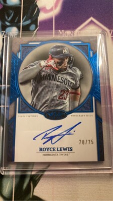 2024 Topps Tier One - Next Level Autograph Blue Foil NLA-RL Royce Lewis /75 (AU)