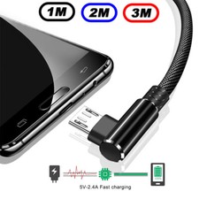 2m 3m Fast Charge Charger Micro USB Data Sync Cable for Samsung S6 S7 Edge A10