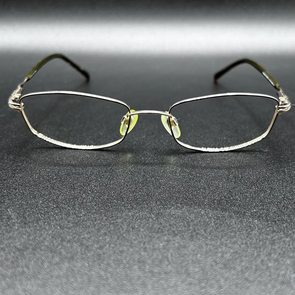 Marco de gafas de titanio ELLE EL18555 dorado flexible 51-18-135 usado Foto 2 de 4