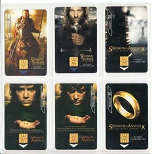 6 TELECARTE / PHONE CARD .. FRANCE 50U PACK SEIGNEUR ANNEAUX LORD RINGS C13€