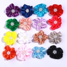 5cm Sewed Artificial Fabric Chiffon Flower For Floral Dress Kids Headband Hair A