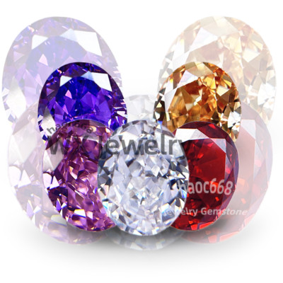 Pear Hihg Quality Ice Cut Synthetic Multicoloured Gemstone Loose Cubic Zirconia