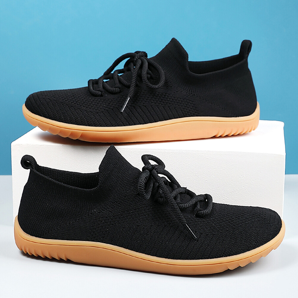 SAOLA Scarpe minimaliste a piedi nudi scarpe da cross trainer per sport all'aperto (nero 39)