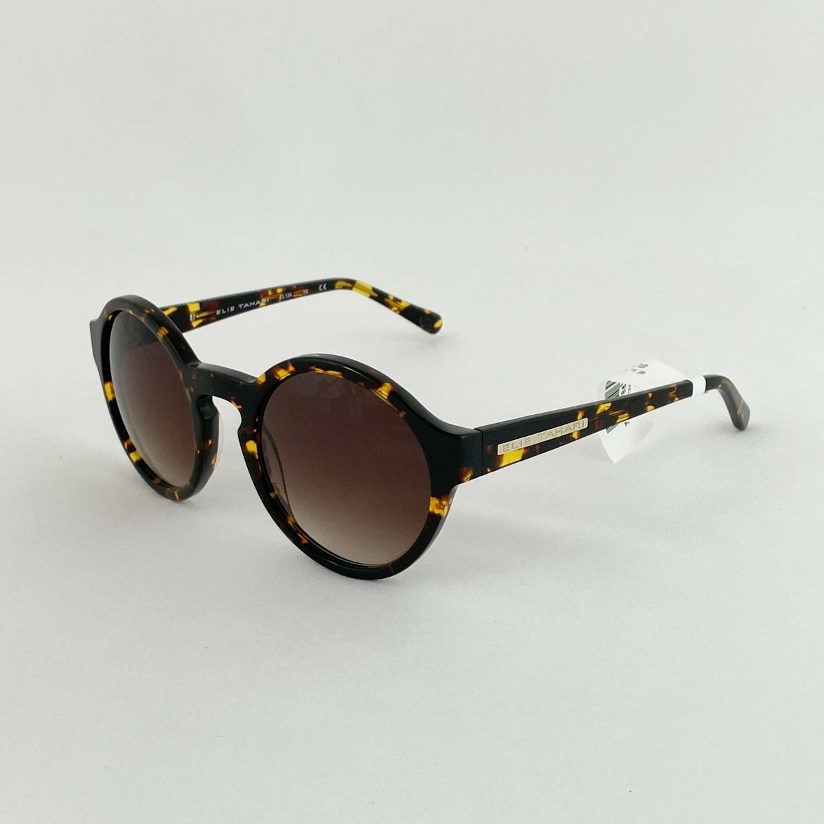 Elie Tahari Blue & Brow Sunglasses Amazon.com: TAHARI TH124 Glamorous Oversized UV Protective  main image 3