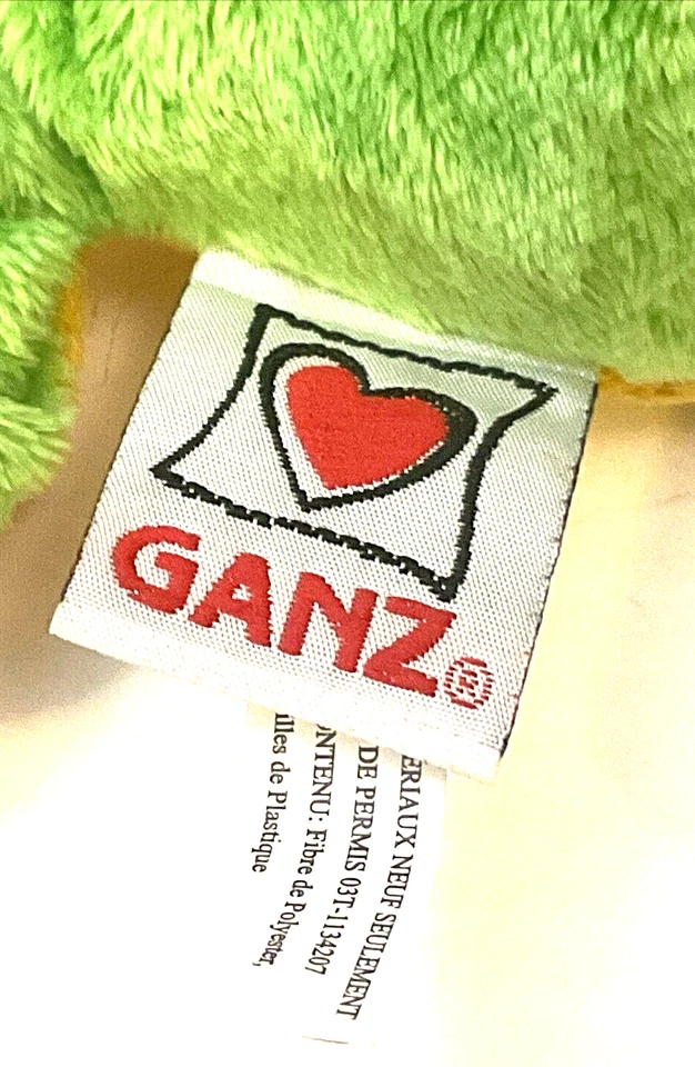 GANZ Webkinz  Lil Kinz Tree Frog HS109 NO CODE Plush Stuffed Animal - Image 4 of 4