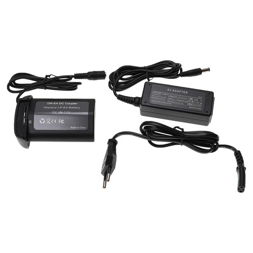 Coupleur DC Vhbw Pour Canon EOS 1Ds Mark IV, 1DX, 1DC, Etc. - Neuf Sous Emballage - Câble D'alimentation
