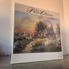 Roseart 750 Piece Puzzle Stoney Brook Cottage 18 x 26" #97175 Factory Sealed