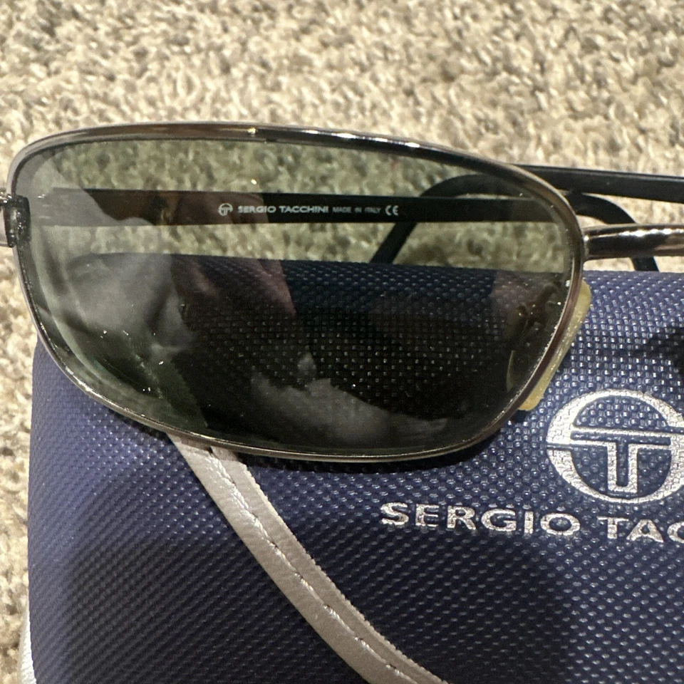 Marco de gafas/gafas de sol Sergio Tacchini para hombre S.T.1118-S T873 hecho en Italia Foto 3 de 4