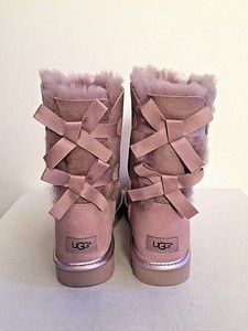 ugg bailey bow metallic dusk