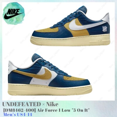 UNDEFEATED × Nike Air Force 1 Low 5 On It DM8462-400 Men's US4-14 NEW
