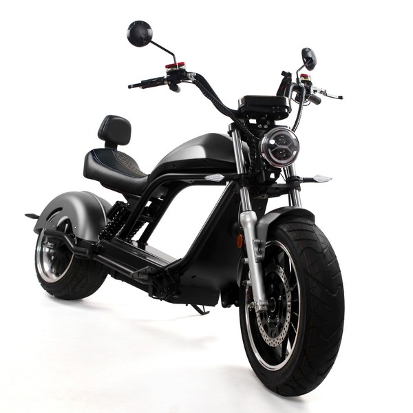 E-Scooter Coco Fat Bike Ca.50 Km/H Chopper Elektro Roller Scooter Schwarz-image