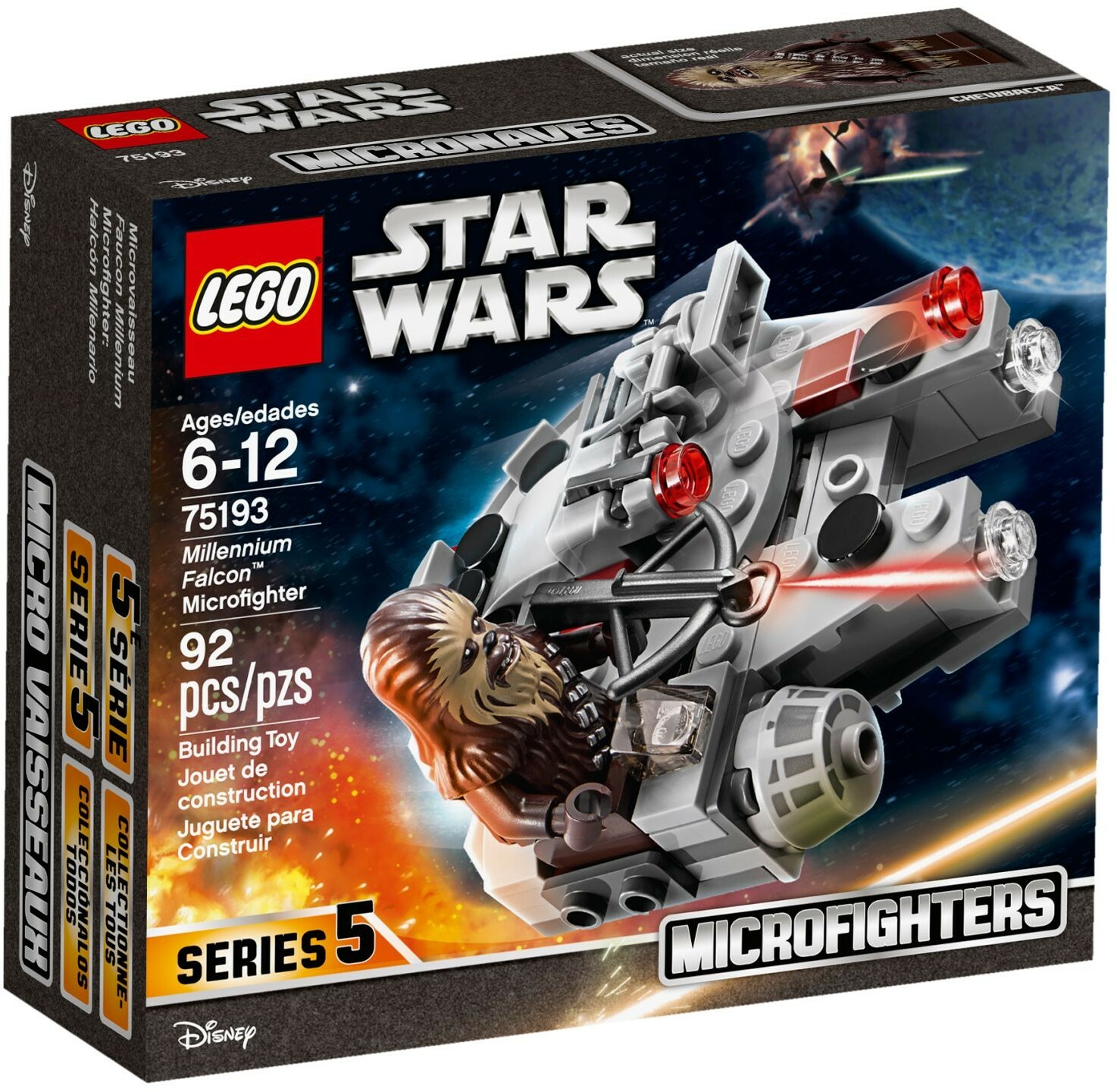 lego millennium falcon microfighter