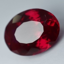 8.40 Ct Natural Burmese RED Ruby Oval Shape Flawless Loose Gemstone CERTIFIED