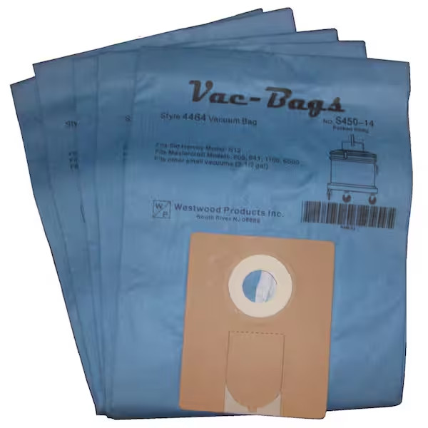 Soot Ash Vacuum Vac Bag Master Craft 605 641 1100 6500 S12 3