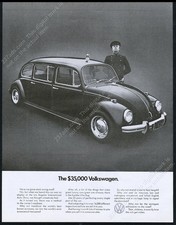 1971 VW Beetle stretch limo limousine photo The $35K Volkswagen vintage print ad