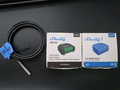 Shelly Plus Add-On, WiFi Temp & Humidity Sensor