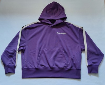 Palm Angels Track Hoodie In Purple Off-White NEU mit Etikett