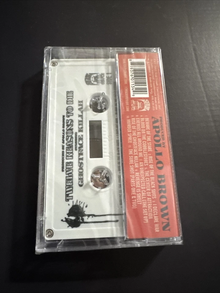 Ghostface Killah Apollo Brown Twelve Reasons To Die Tape Cassette RARE SEALED! - Image 2 of 2