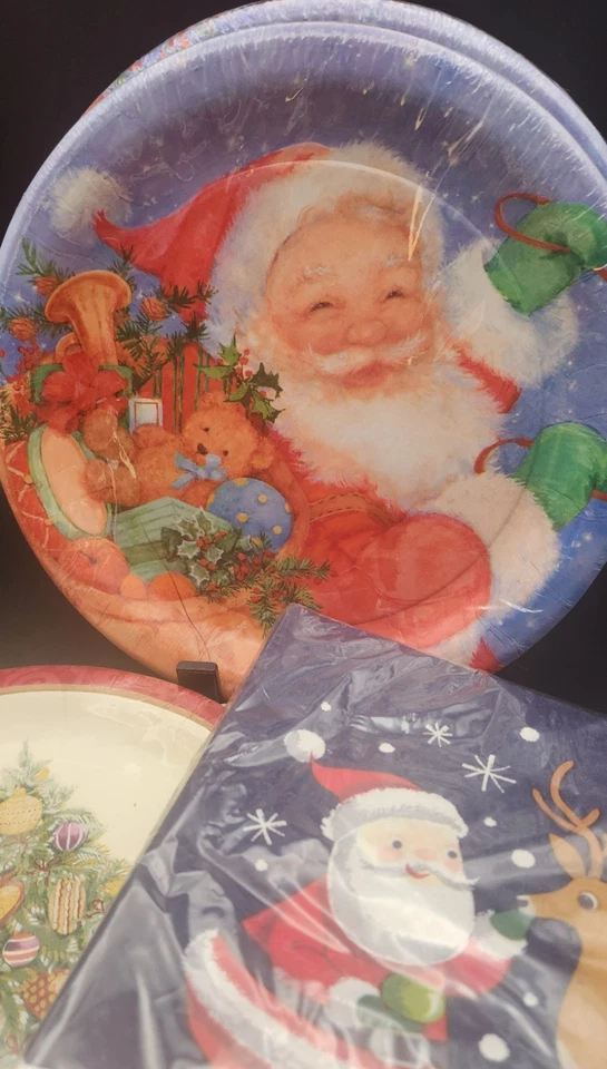 Lote Fiesta Navidad Vintage: 2 Platos Sello 6.75", DesignWare 7" Postre... Foto 2 de 4