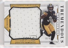 2018 Panini National Treasures Tremendous Rookies 10/99 Jaylen Samuels 2r5