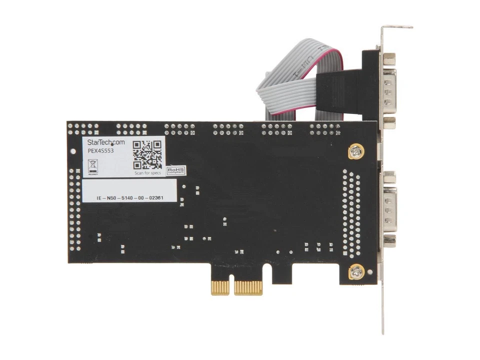 StarTech.com PEX4S553 4 Port Native PCI Express RS232 Serial Adapter Card with - Image 4 of 4