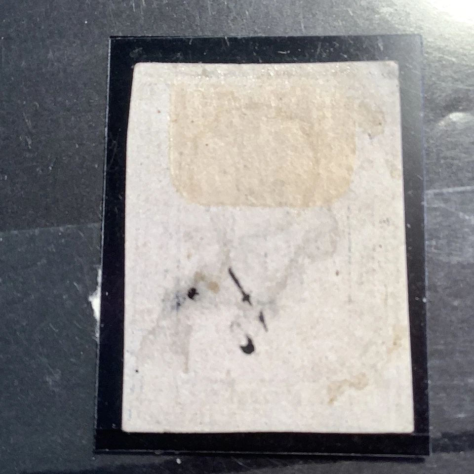 1863 Hawaii 5c Blue on Bluish NUMERAL Scott #21 Mint + Rugged. cert #119341 - Image 3 of 4