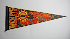 Vintage Houston Rockets 1994 NBA Basketball World Champions Pennant, Clutch City