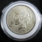 1925 United States 90% Silver Peace Dollar That Has Some Toning